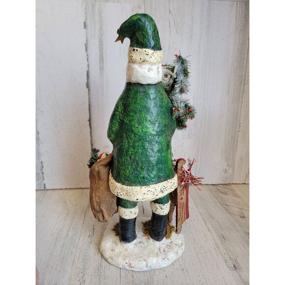 Dept 56 antique Santa country sampler unique figure toy decor Xmas - Picture 5 of 8